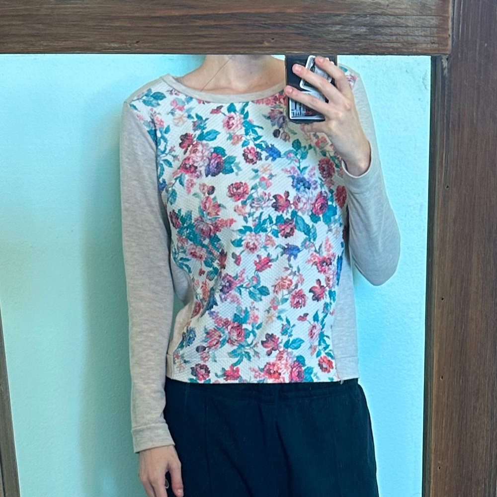 Stradivarius Floral Sweater